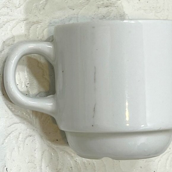 VTG Porcelain Nicola Coffee Gilded Portrait Logo Espresso Cup Portugal 2.2"Tall - Picture 11 of 16